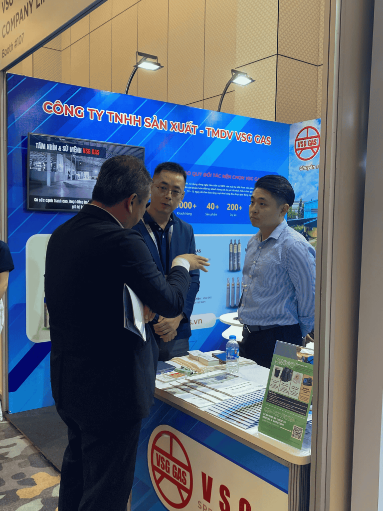 VSG GAS gặp gỡ và trao đổi với những đối tác tiềm năng tại Triển lãm SEMIEXPO VietNam 2025