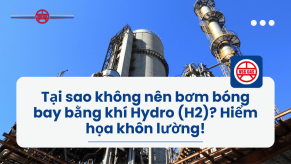 Không nên dùng bóng bay Khí H2