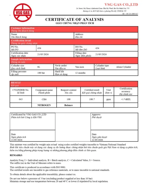 (coa)certificate Of Analysis
