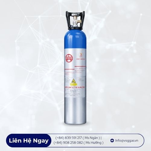 Khí Chuẩn 2.5% Ch4, 18% O2, 100ppm Co, 25ppm H2s
